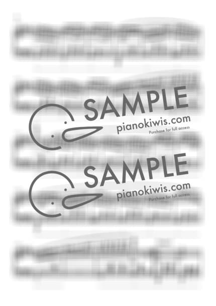 楽譜 > ワルツ 第7番 / 上級 - ショパン (F. Chopin) by PianoKiwis 楽譜画像-3