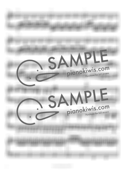 악보 > 카마도 탄지로의 노래 (竈門炭治郎のうた) / 피아노 반주 - 시이나 고 · 귀멸의 칼날 OST by 피아노정류장 악보 이미지-1