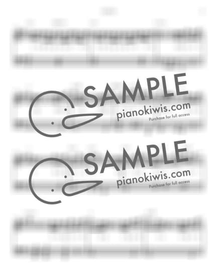 Score > Coming Of Age Story / Easy - LEE MU JIN by 건반자매 Sheet music image-2