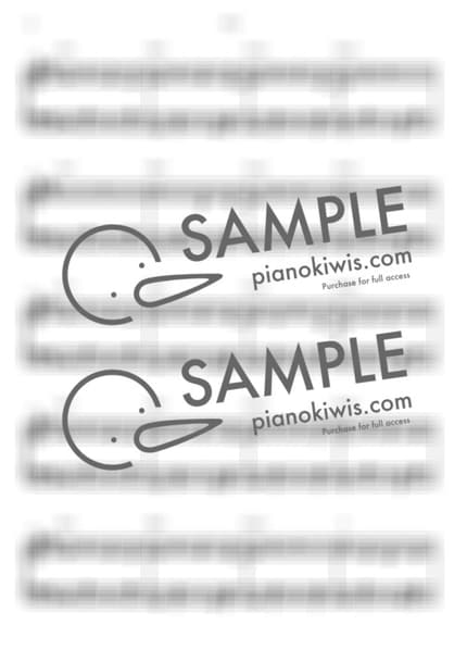 악보 > 맑은 날 (晴る) - 요루시카 · 장송의 프리렌 OP by KeyNomad 악보 이미지-1