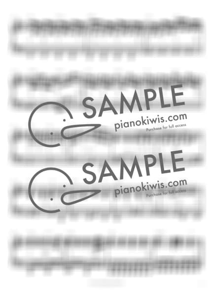 악보 > 카마도 탄지로의 노래 (竈門炭治郎のうた) / 피아노 반주 - 시이나 고 · 귀멸의 칼날 OST by 피아노정류장 악보 이미지-4