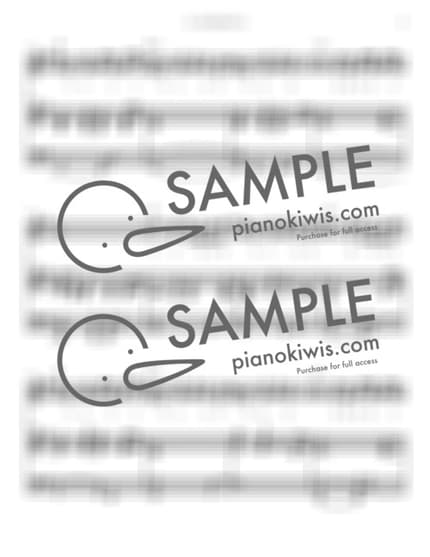 Score > For You Are with Me 'Psalm 23' / Gkey - WELOVE by 건반자매 Sheet music image-6