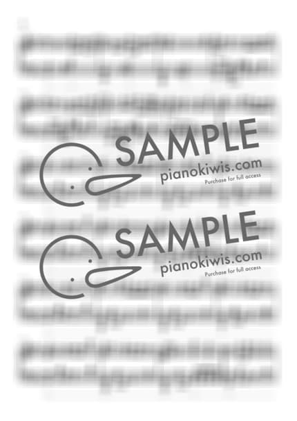 楽譜 > 봄날 / 中級 - BTS by PianoKiwis 楽譜画像-1