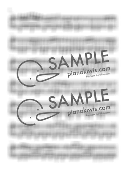 Score > One Thousand Cherry Trees - Hatsune Miku by 더블유피아노doubleupiano Sheet music image-1