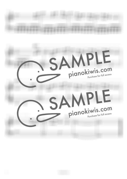 악보 > 시대를 초월한 마음 (時代を越える想い) / 쉬운 악보 - 와다 카오루 · 이누야샤 OST by 핑크피아노 PINKPIANO 악보 이미지-1