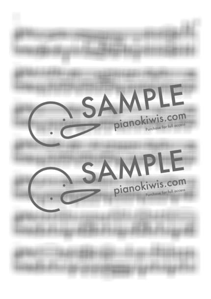 Score > Blur / piano.ver - Yorushika by marasy love Sheet music image-1