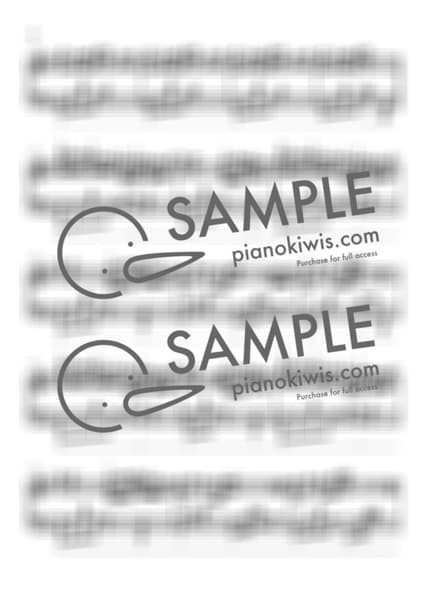 Score > Suzume / Intermediate - RADWIMPS · Suzume OST by PianoKiwis Sheet music image-1