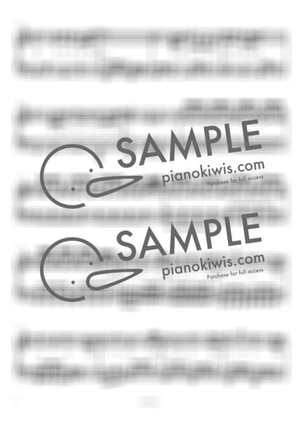 楽譜 > 竈門炭治郎のうた / 다장조 - 椎名 豪 · 鬼滅の刃 OST by 라니스코어 楽譜画像-3