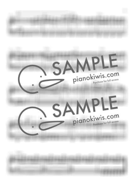 악보 > 너에게 닿기를 (きみにとどけ) / 다장조 - 10CM, 타니자와 토모후미 · 너에게 닿기를 OP by 라니스코어 악보 이미지-2