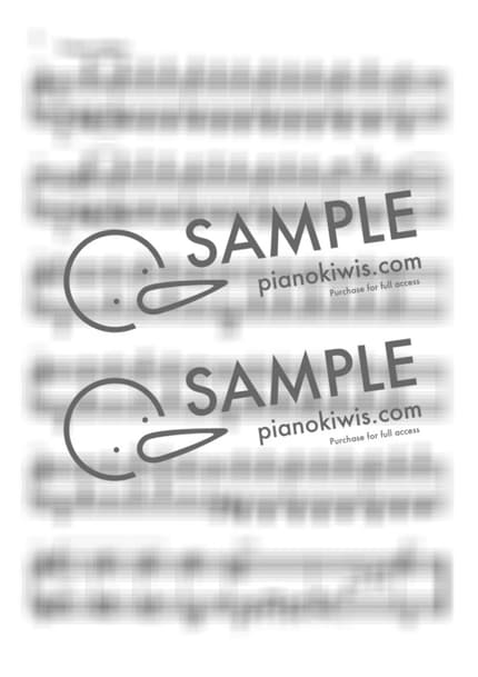 Score > Clair de Lune / Easy - C. Debussy by Saccharin Sheet music image-1