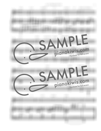 楽譜 > More Love To Thee O, Christ '314장' / 3단악보 - 聖歌 by 나건반 楽譜画像-4