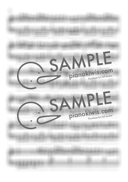 악보 > 베텔기우스 (ベテルギウス) / 중급 - 유우리 by 피아노키위즈 악보 이미지-1