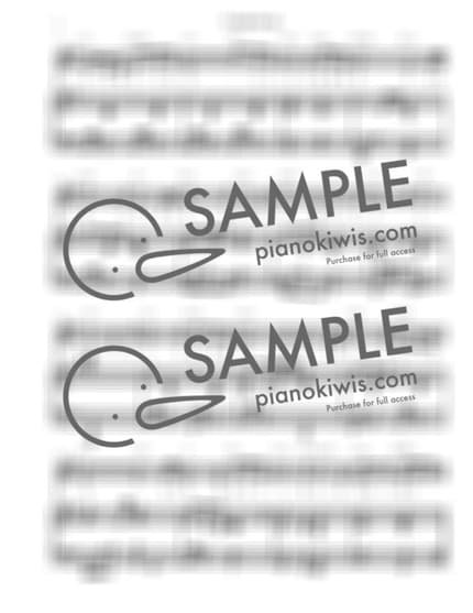 악보 > 저 장미꽃 위에 이슬 '442장' / 3단악보 - C. A. Miles · 찬송가 by 나건반 악보 이미지-1