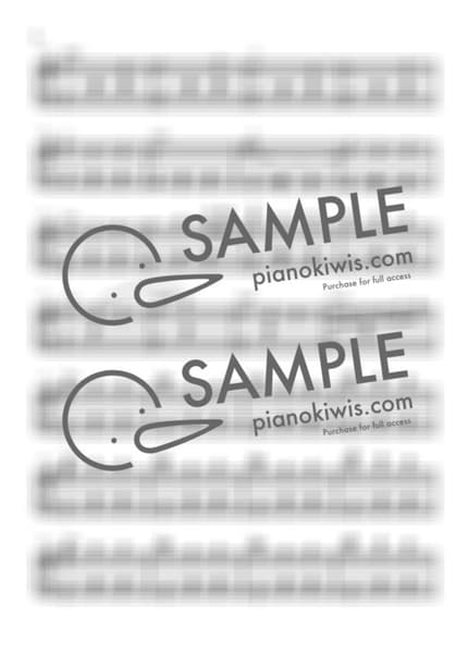 Score > Last Carnival / Easy - Acoustic Cafe by My Favorite Piano Sheet music image-1