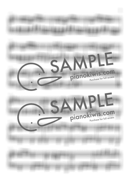 楽譜 > 海の見える街 / 上級 - 久石 譲 · 魔女の宅急便 OST by PianoKiwis 楽譜画像-2