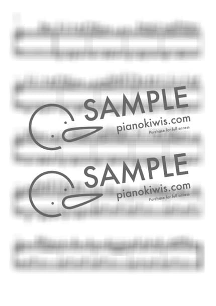 악보 > 누덕누덕 스타카토 (ツギハギスタッカート) / 초급 - 하츠네 미쿠, 토아 by 피아노키위즈 악보 이미지-1