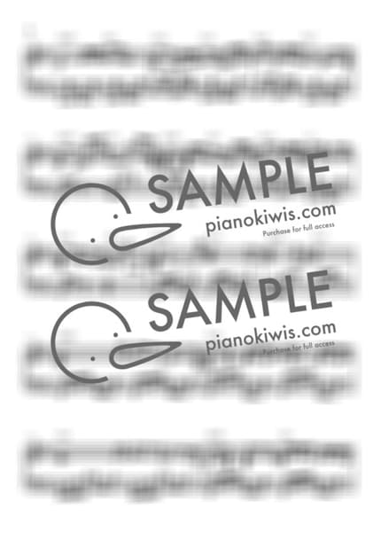 악보 > 사랑의이름으로! / 고급 악보 - 잔나비 by My Favorite Piano 악보 이미지-1