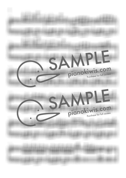 악보 > 흑건 (재즈 왈츠 버전) / 중급 악보 - 쇼팽 (F. Chopin), 피아노키위즈 by 피아노키위즈 악보 이미지-1