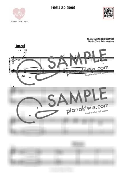 Score > Feels So Good / EASY VER, INST QR - Chuck Mangione by A Sheet music image-0