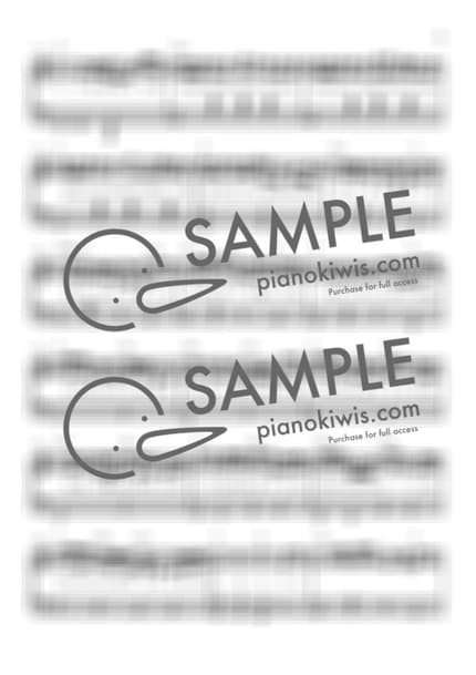 Score > The Brave / 다장조 - YOASOBI · Frieren: Beyond Journey's End OP by 라니스코어 Sheet music image-2