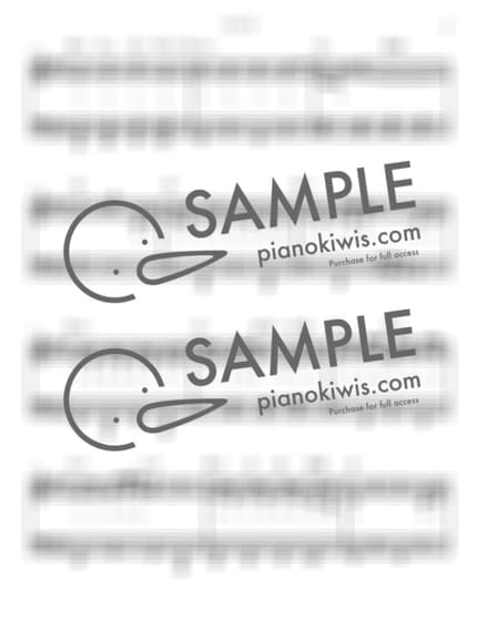 악보 > 네모의 꿈 / 쉬운 버전(Abkey) - 아이유 by 건반자매 악보 이미지-4