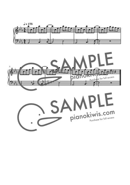 楽譜 > 한 페이지가 될 수 있게 / 체험용 악보 - DAY6 · 卒業 by PianoKiwis 楽譜画像-0