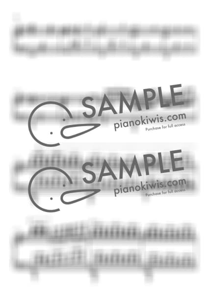 악보 > 인생의 회전목마 / 어려운 고급 악보 - 히사이시 조 · 하울의 움직이는 성 by My Favorite Piano 악보 이미지-1