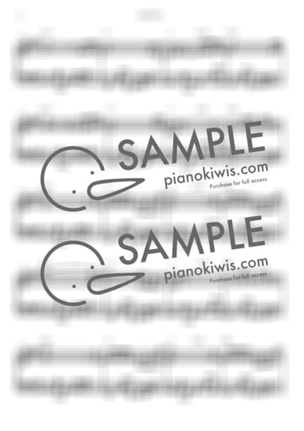 Score > Cherry Blossom Ending - Busker Busker by KeyNomad Sheet music image-1