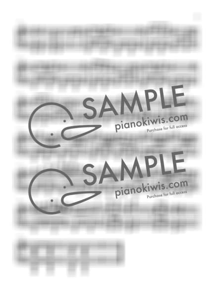 Score > One Thousand Cherry Trees - Hatsune Miku by 더블유피아노doubleupiano Sheet music image-2