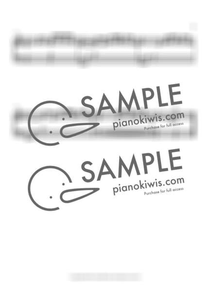 악보 > 바람의 목소리 (風たちの声) - RADWIMPS · 날씨의 아이 OST by 오늘피아노 악보 이미지-2