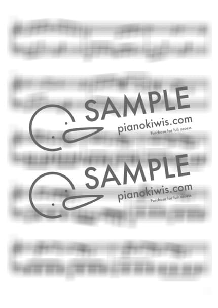 악보 > 바다가 보이는 마을 (海の見える街) / 중급 악보 - 히사이시 조 · 마녀 배달부 키키 OST by My Favorite Piano 악보 이미지-2