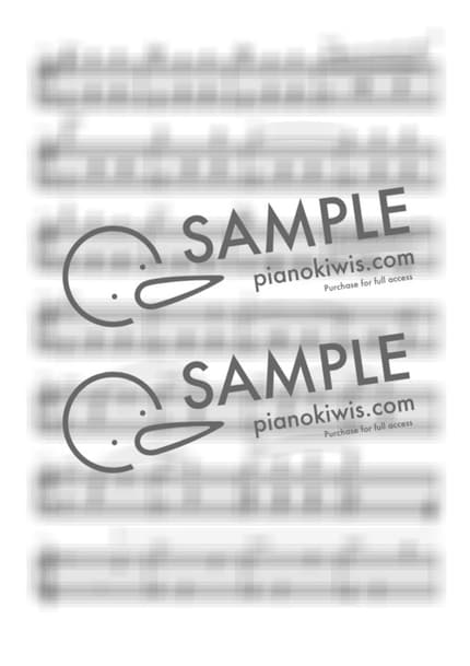 Score > Last Carnival / Easy - Acoustic Cafe by My Favorite Piano Sheet music image-2