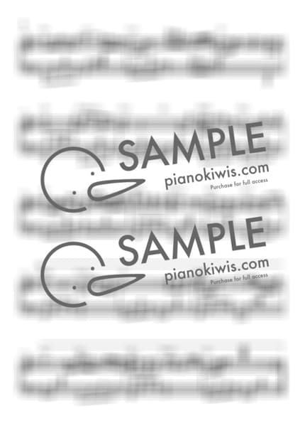 Score > For Lovers Who Hesitate / Advanced - Jannabi by My Favorite Piano Sheet music image-1