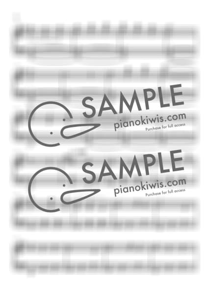 Score > Moonlight flows - Second Moon · Love in the Moonlight OST by 강아지똥 Sheet music image-1