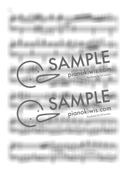 악보 > 너를 태우고 (君をのせて) / 고급 악보 - 히사이시 조 · 천공의 성 라퓨타 OST by My Favorite Piano 악보 이미지-1