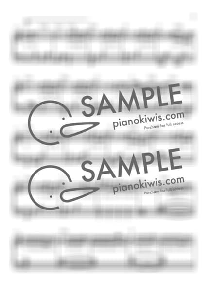 Score > Cherry Blossom Ending / 다장조 - Busker Busker by 라니스코어 Sheet music image-2