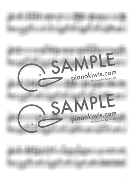 Score > ETERNAL SNOW - Full Moon o Sagashite ED by 강아지똥 Sheet music image-4