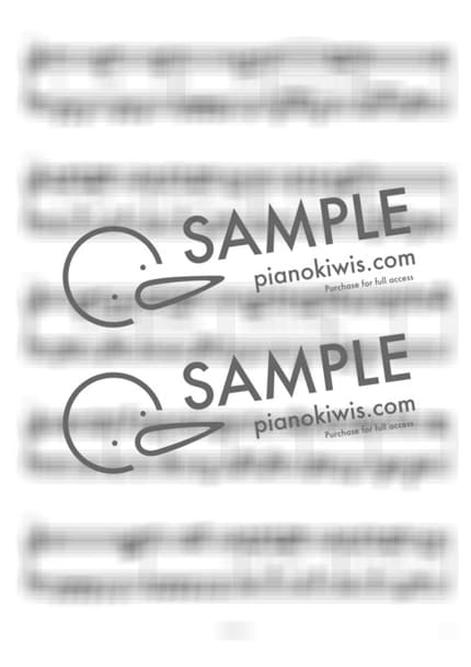 楽譜 > 竈門炭治郎のうた / 다장조 - 椎名 豪 · 鬼滅の刃 OST by 라니스코어 楽譜画像-2