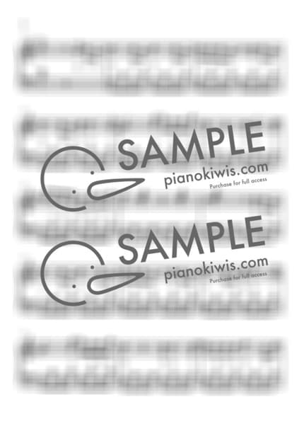 악보 > 한 페이지가 될 수 있게 / 쉬운 악보/체르니100 난이도/다장조 - DAY6 · 졸업 by Add Piano 악보 이미지-1