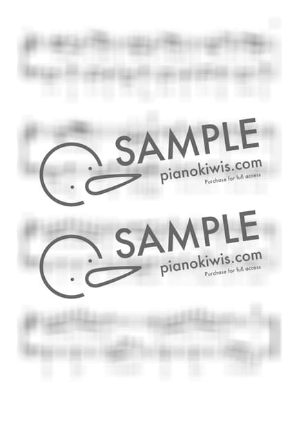 악보 > 바다가 보이는 마을 (海の見える街) - 히사이시 조 · 마녀 배달부 키키 OST by 더블유피아노doubleupiano 악보 이미지-2