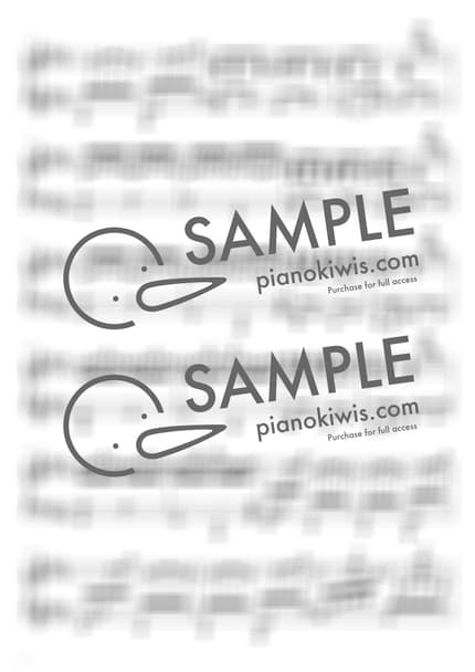 악보 > 코우를 쫓아 (コウを追いかけて) / 고급 악보 - 사카모토 히데카즈 · 물에 빠진 나이프 OST by 핑크피아노 PINKPIANO 악보 이미지-1