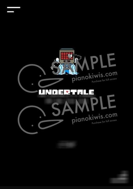 악보 > Oh! One True Love - Toby Fox · 언더테일 OST by 피아노박스 PianoBox 악보 이미지-0