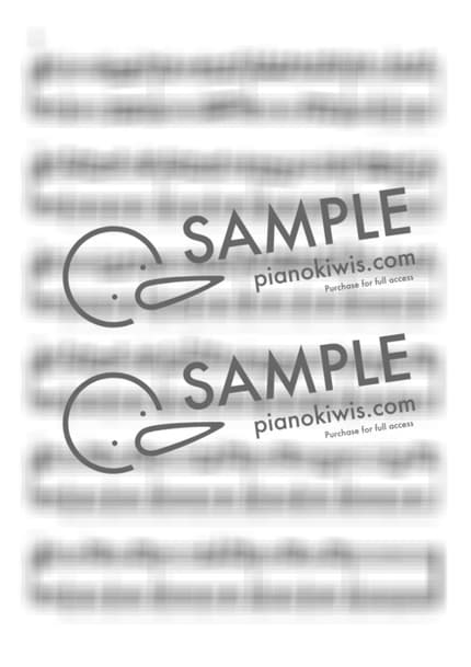 Score > Finale. / Basic - eill · The Tunnel to Summer, the Exit of Goodbyes OST by PianoKiwis Sheet music image-1