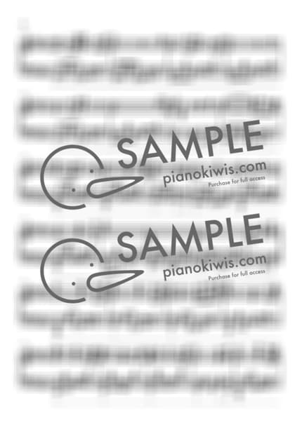 Score > Windy Road - Yoo Jung Seok · Ultimate Muscle OST by PianoKiwis Sheet music image-1