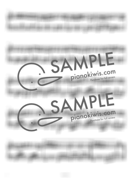 楽譜 > 悪ノ召使 / 다장조 - 카가미네 렌 by 라니스코어 楽譜画像-1