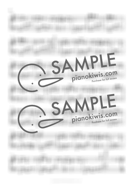 악보 > Long Long Ago - Acoustic Cafe, 나카무라 유리코 by 피아노키위즈 악보 이미지-1