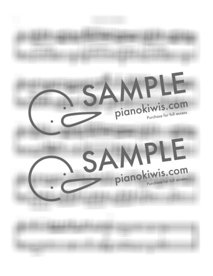 Score > Suzume - RADWIMPS · Suzume OST by Tully Piano Sheet music image-4