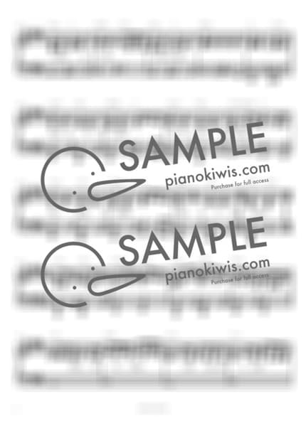 Score > Kawaranai Mono / 피아노 반주 - Oku Hanako · The Girl Who Leapt Through Time OST by 피아노정류장 Sheet music image-1