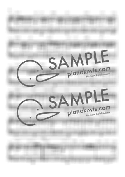 Score > To. X / 다장조 - TAEYEON by 라니스코어 Sheet music image-1