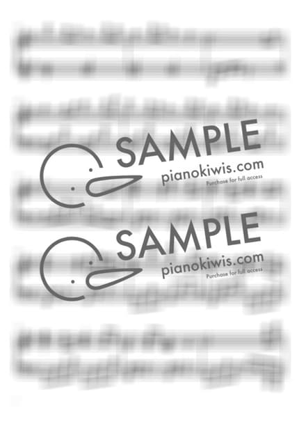 악보 > 시대를 초월한 마음 (時代を越える想い) / 고급 악보 - 와다 카오루 · 이누야샤 OST by My Favorite Piano 악보 이미지-3